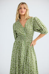 Halo Dress - Sage Petal