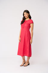 On The Fringe Dress - Melon