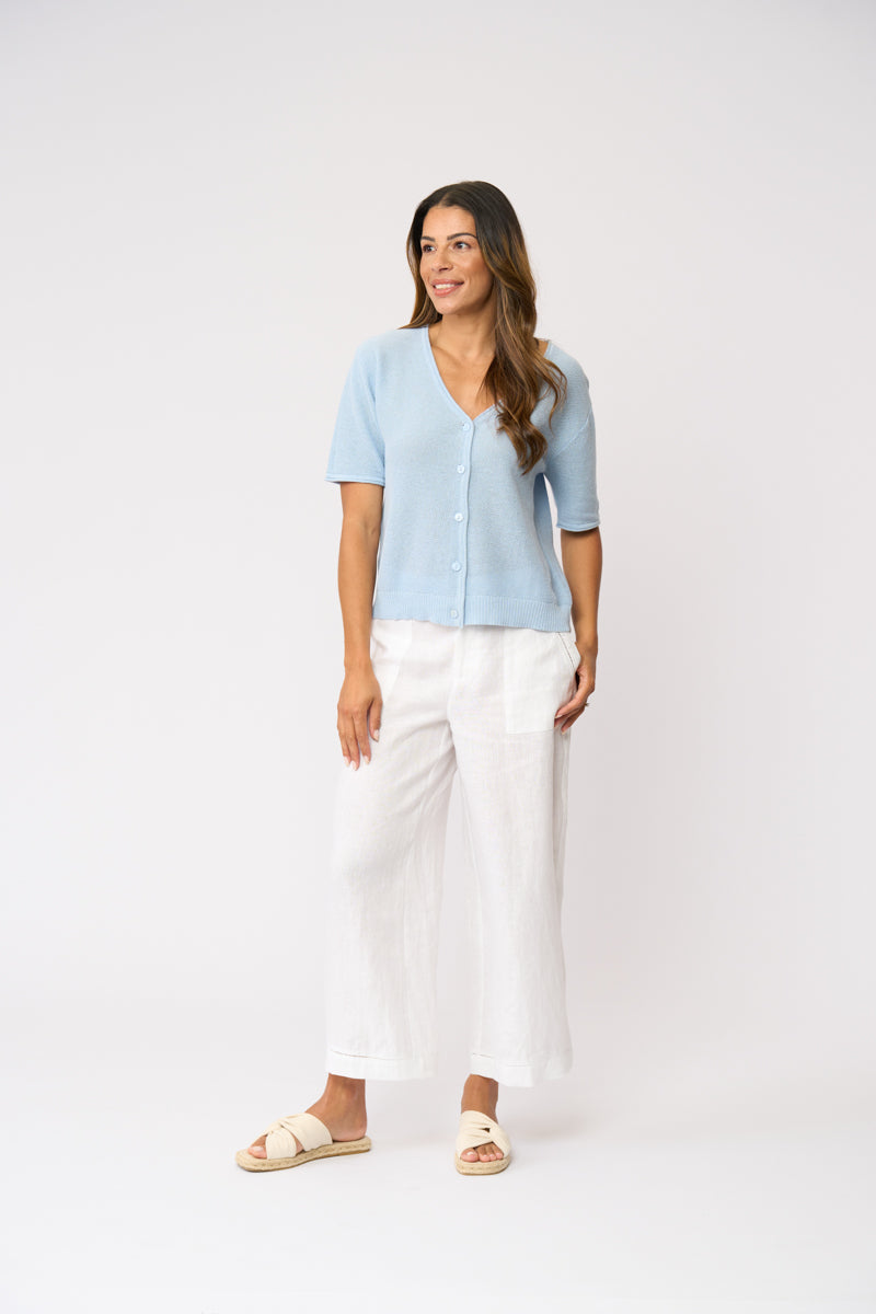 Bee-lieve It Cardi - Clear Sky