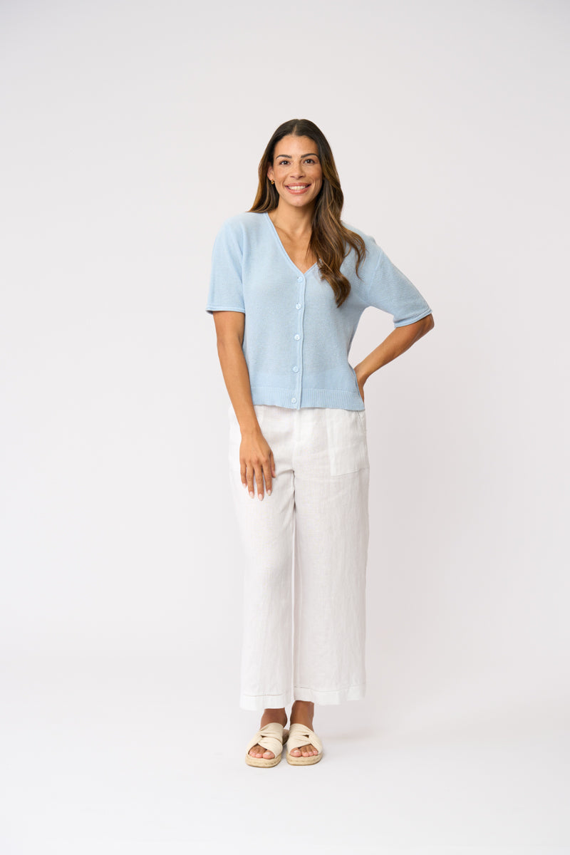 Bee-lieve It Cardi - Clear Sky