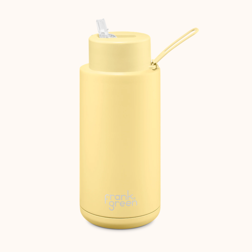 Ceramic Reusable Bottle - Buttermilk 34oz