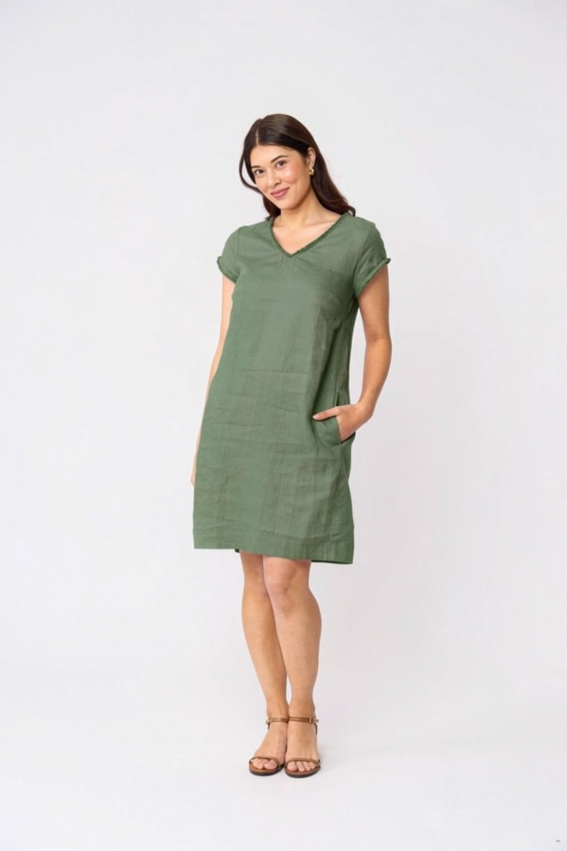 V Festival Dress - Sage