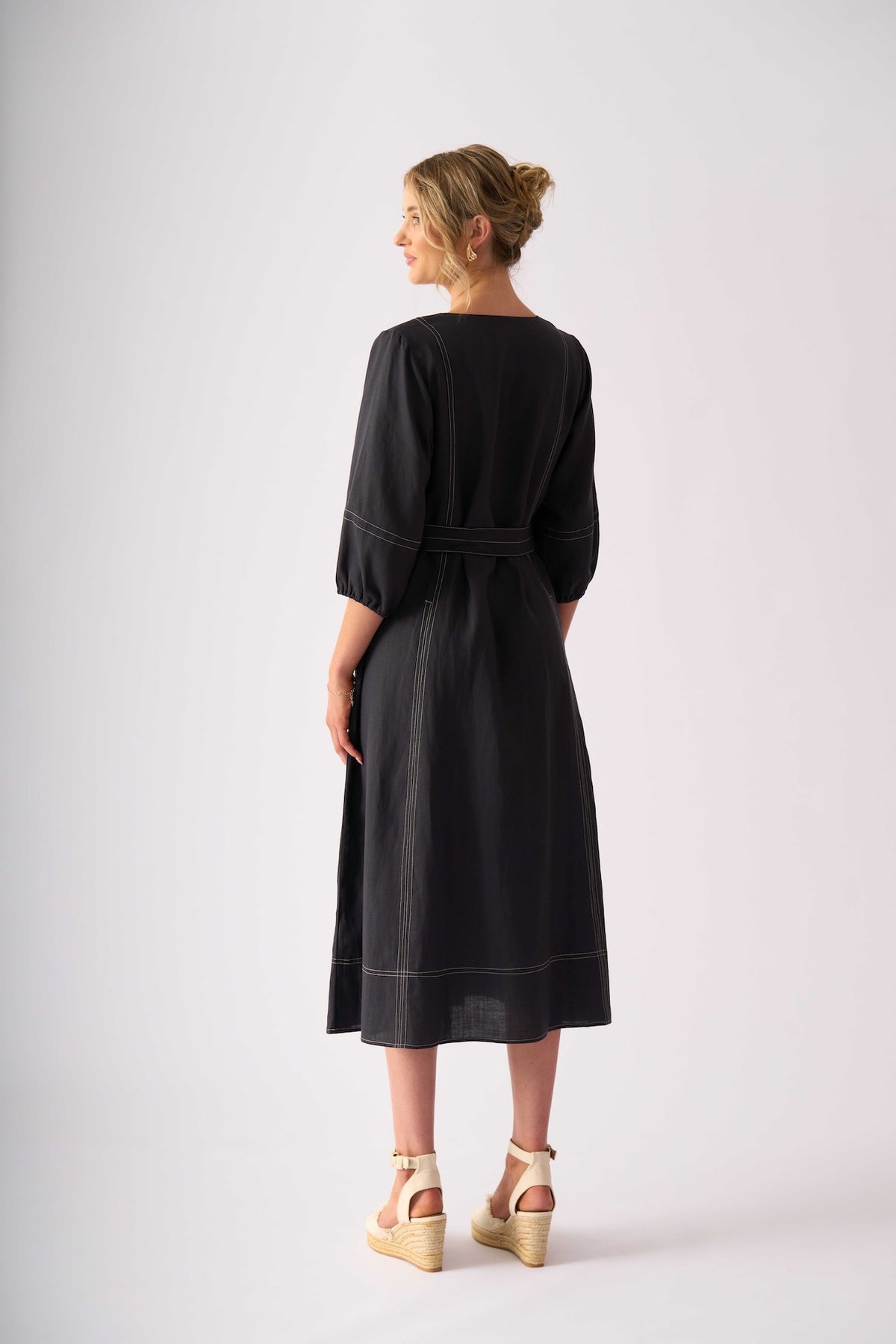 Shout Out Dress - Dark Gunsmoke