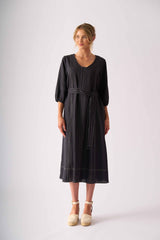 Shout Out Dress - Dark Gunsmoke