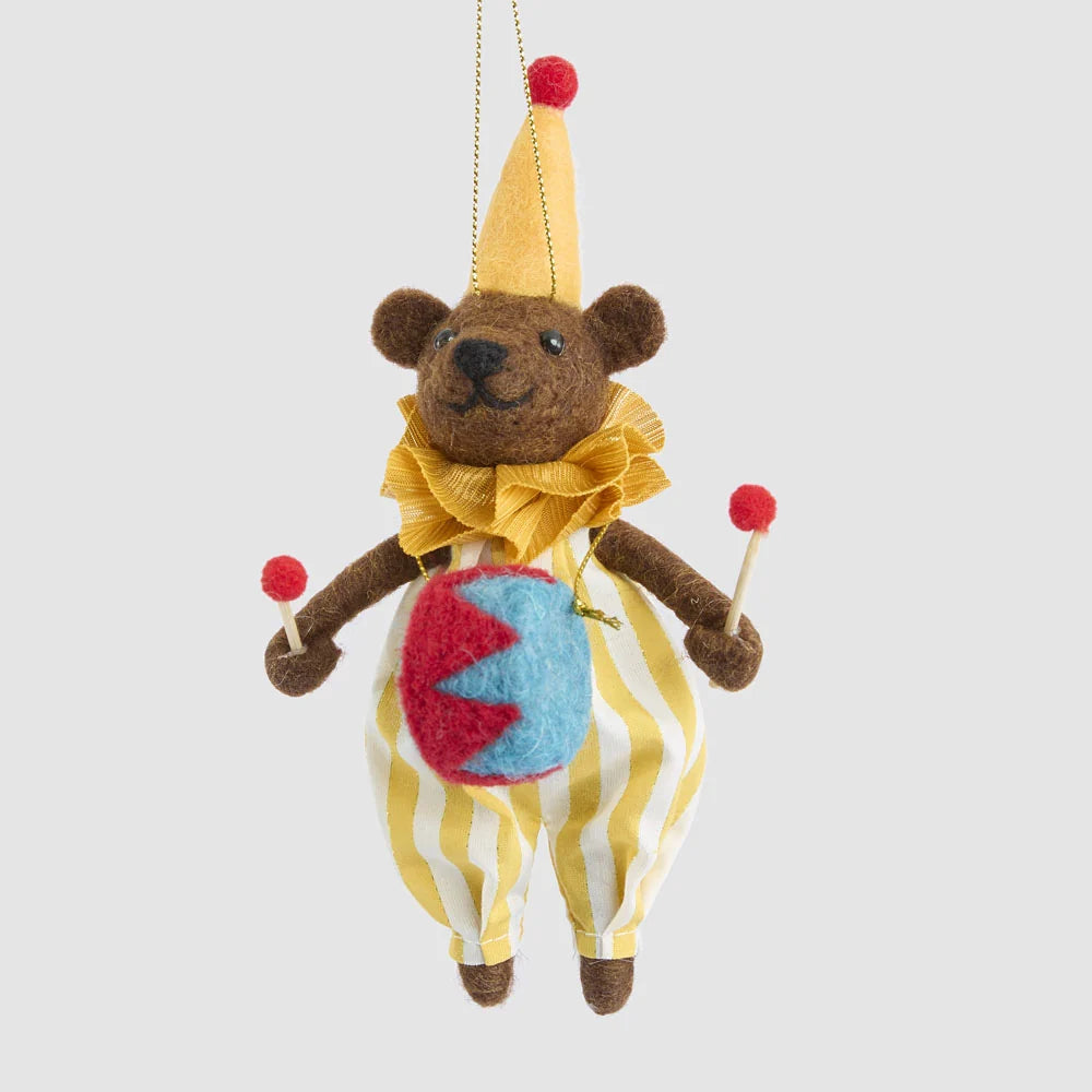 Hanging Decoration - Drumroll Circus Bear