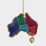 Tree Decoration Sequin - Australia Forever
