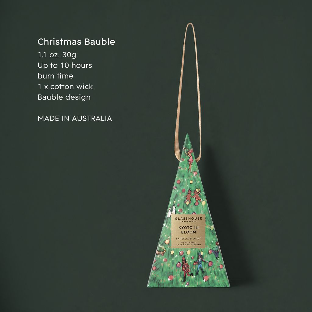 Christmas Bauble Candle 30g - Kyoto In Bloom