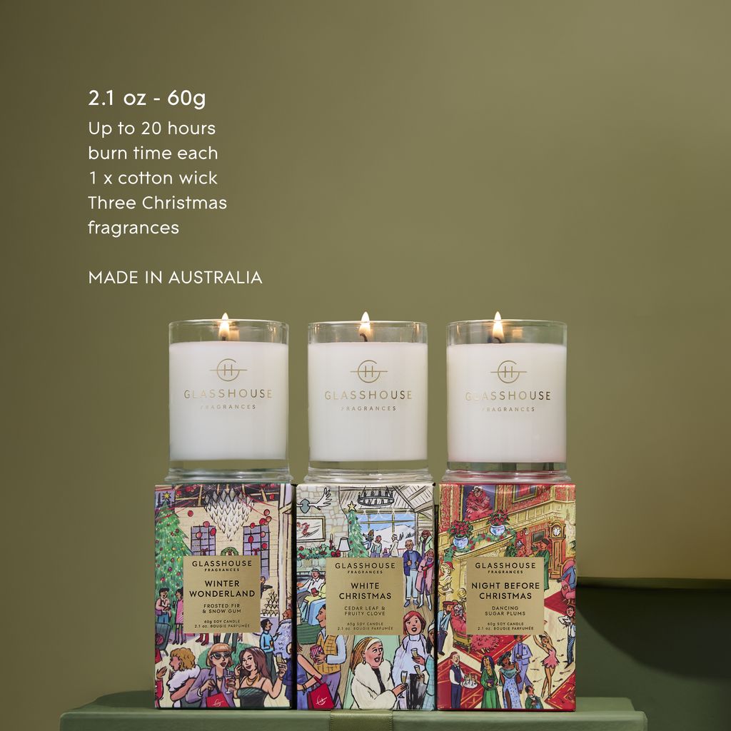 Christmas Mini Candle Trio - 60g