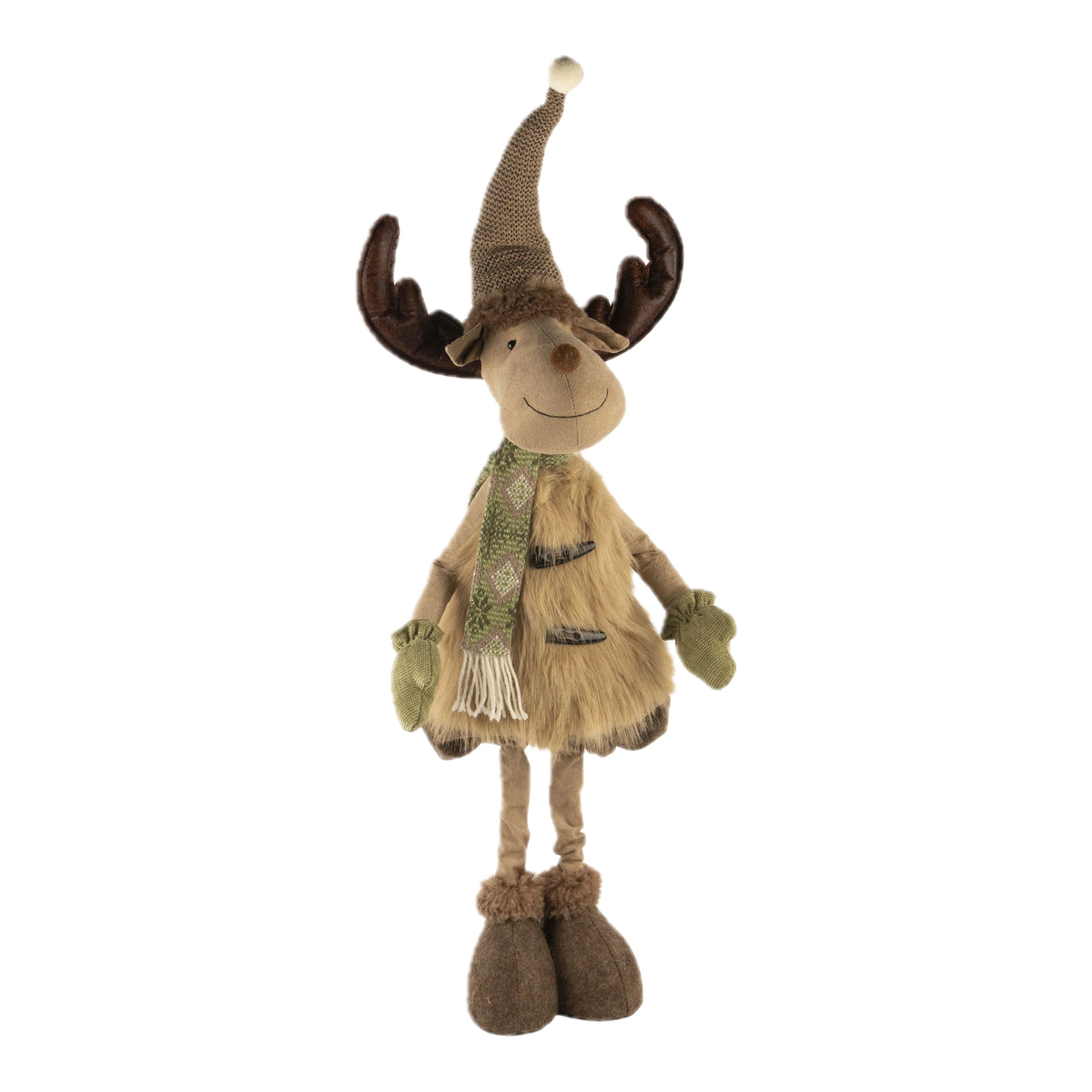 Standing Boy Moose Natural Telescopic - 90cm