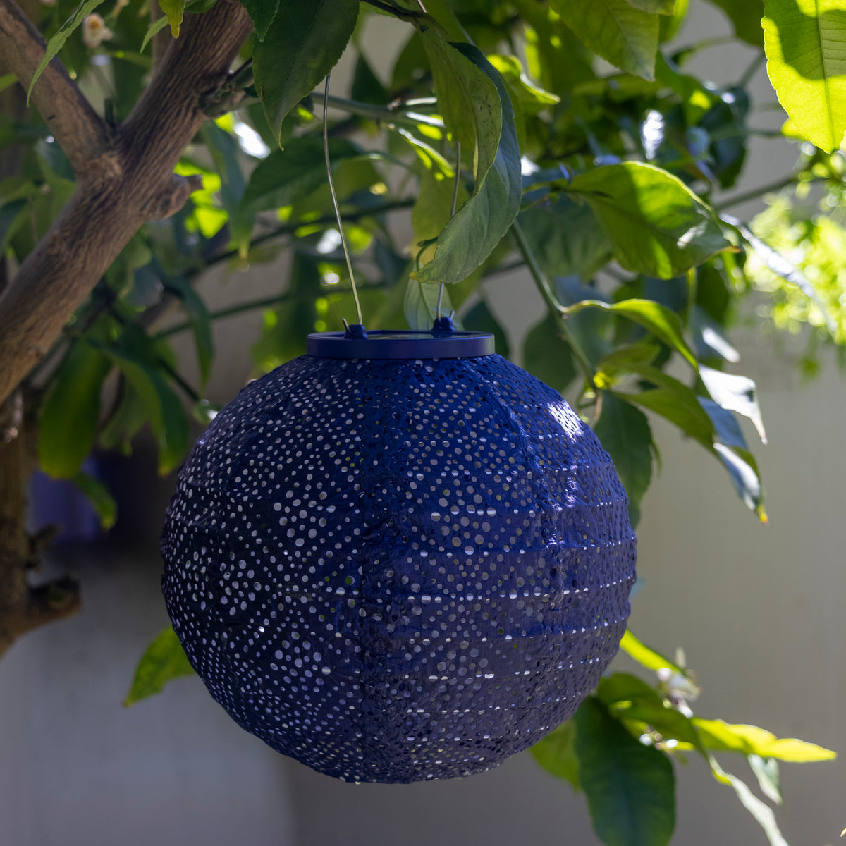 Solar Lantern Round 20cm - Future Dusk