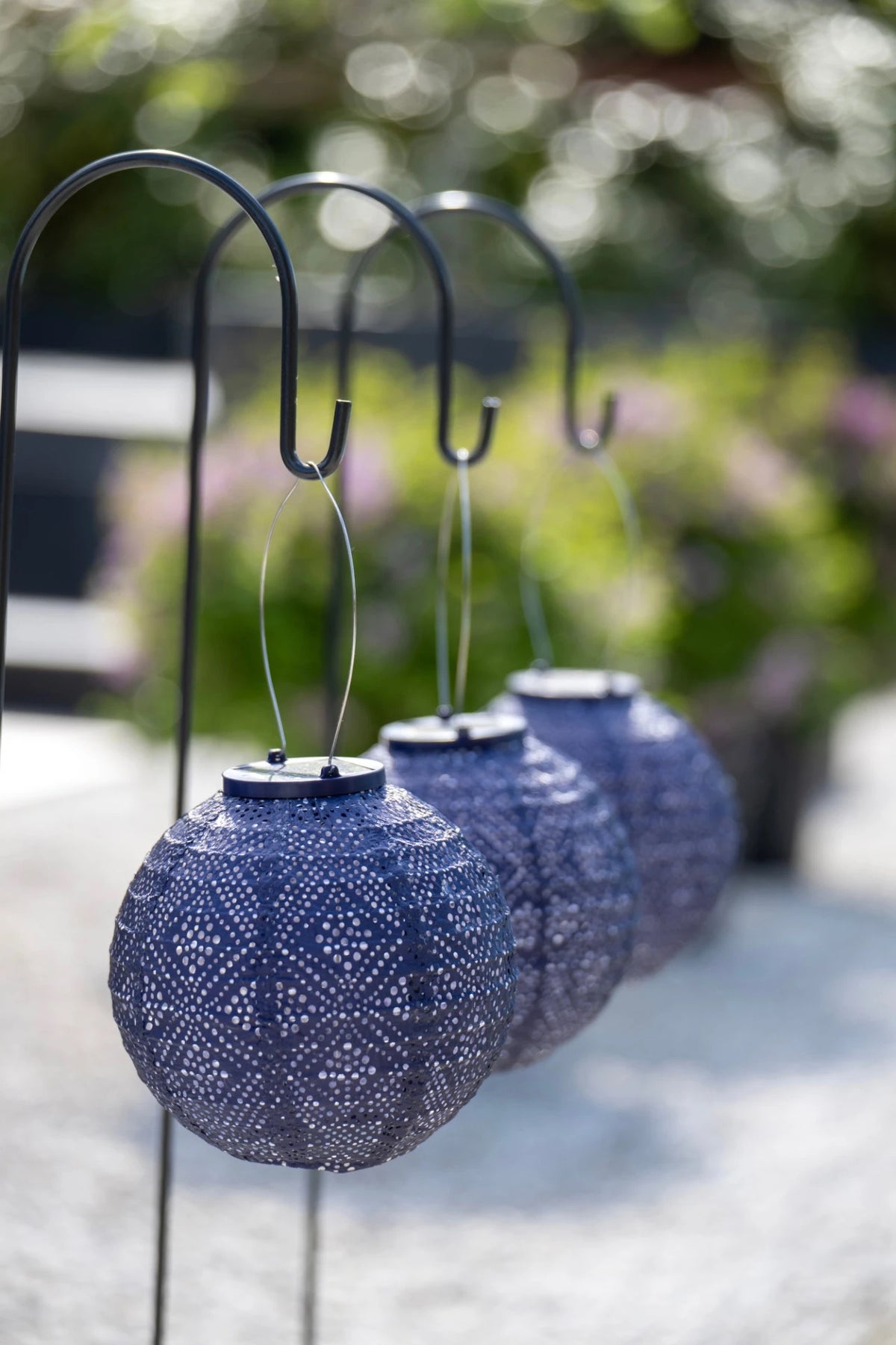 Solar Lantern Round 20cm - Future Dusk