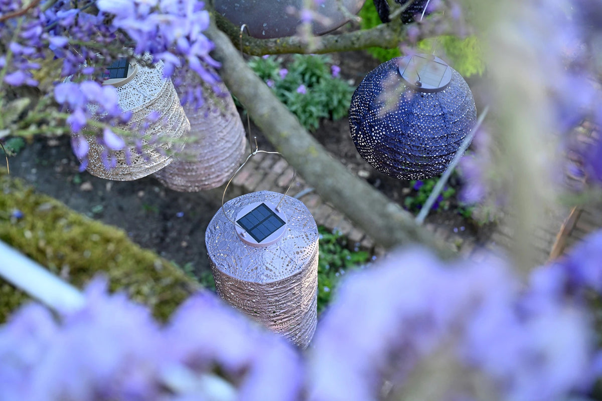 Solar Lantern Round 20cm - Future Dusk