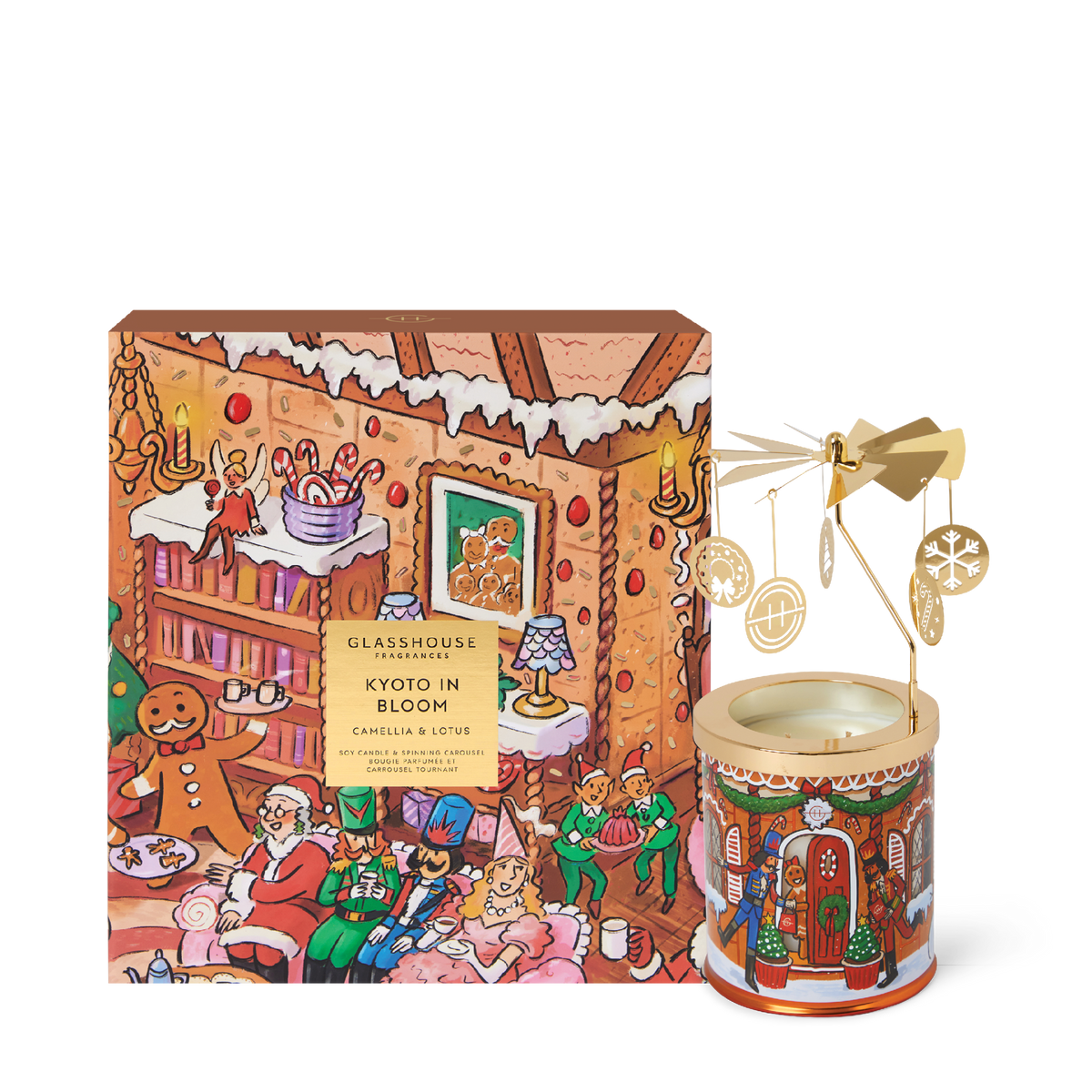 Spinning Carousel Gift Set - Kyoto In Bloom