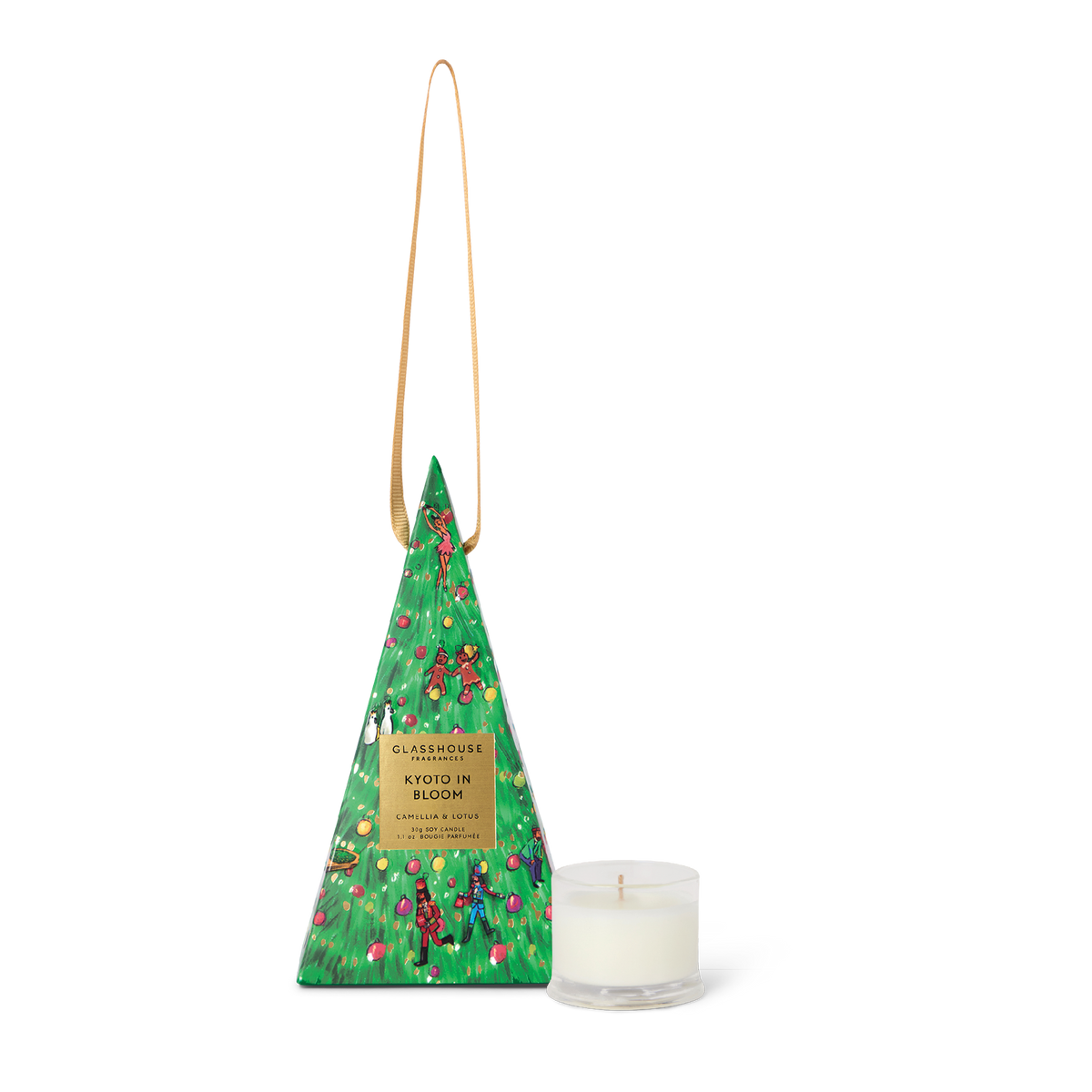 Raspberry & Rhubarb - 70g Bauble Candle