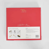 Crackers S/6 - Striped Scarlet & Fuchsia