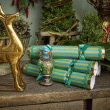 Crackers S/6 - Striped Verdant Green
