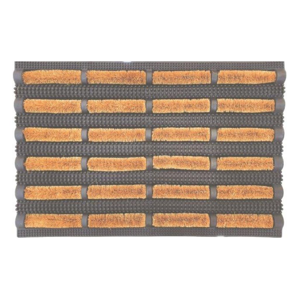 Rubber Coir Brush Mat 40x60cm