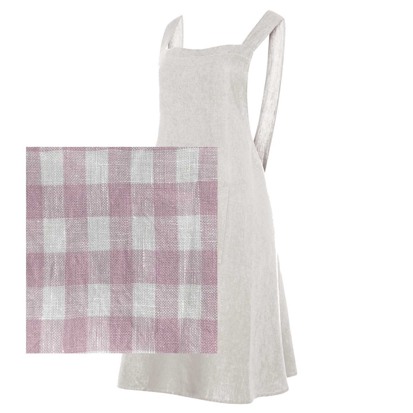 Linen Pinafore Apron -