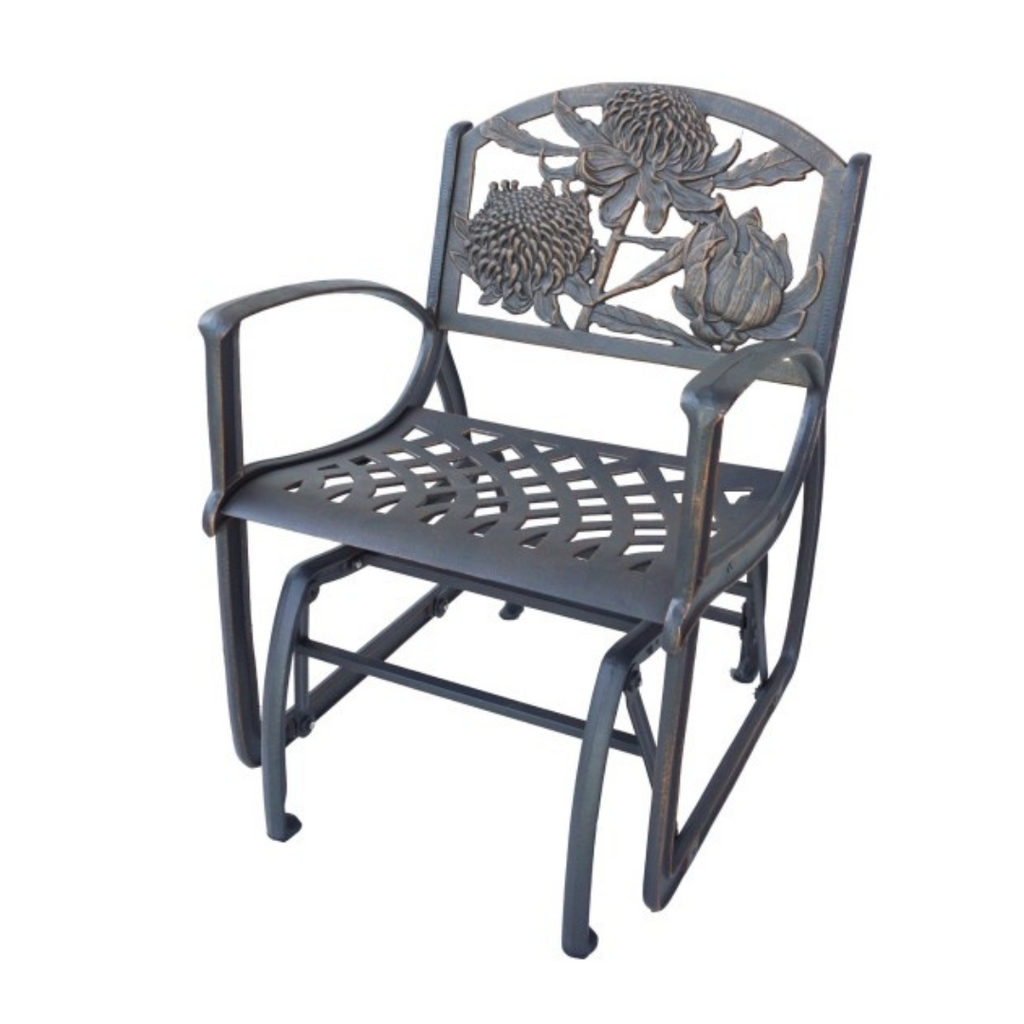 Cast Iron Glider Chair - Waratah