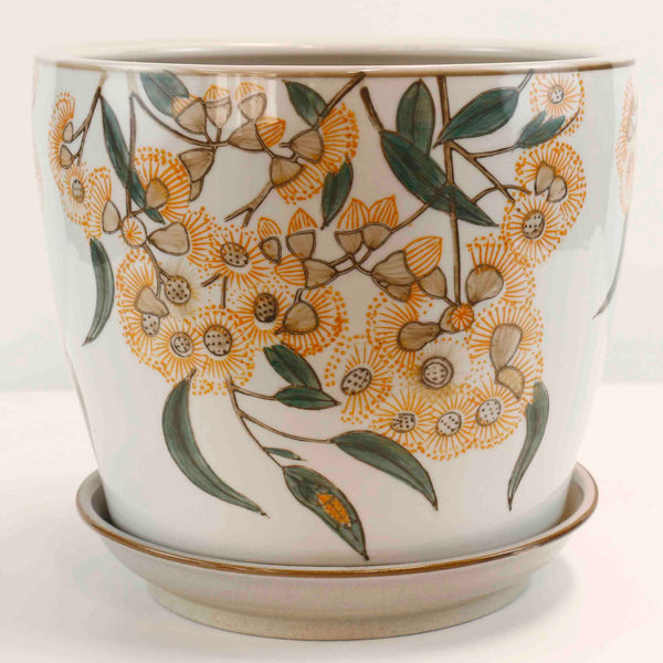 Yellow Blossom Planter -