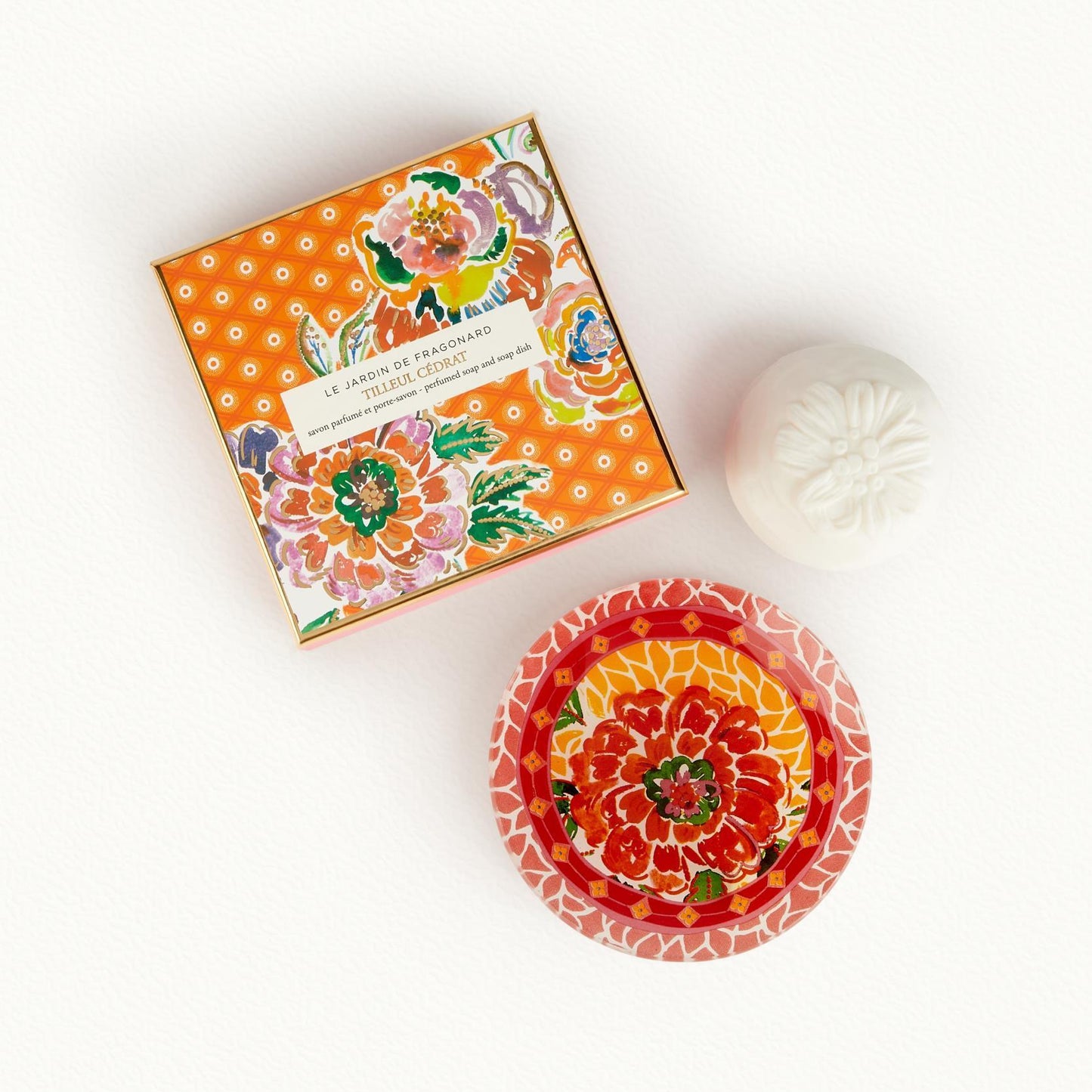 Tilleul Cedrat - Soap & Dish Set