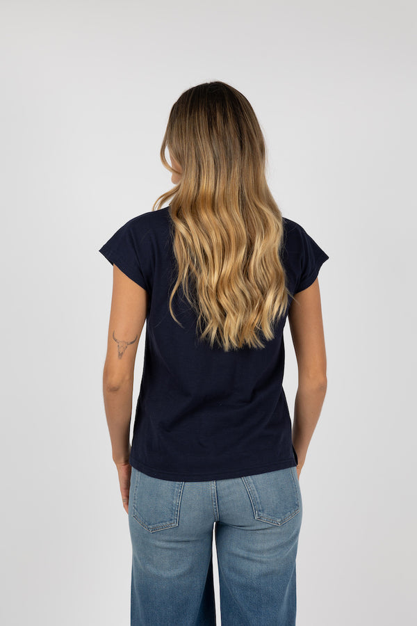 Must Have V-Neck Tee - Navy