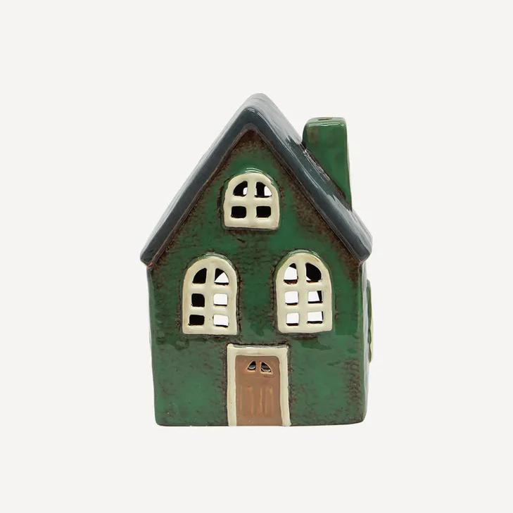 Alsace Barn Tealight Green