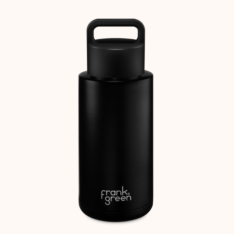 Ceramic Reusable Bottle Grip Finish - Midnight 34oz