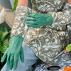 Linen L/Sleeve Garden Gloves - Abstract Gum