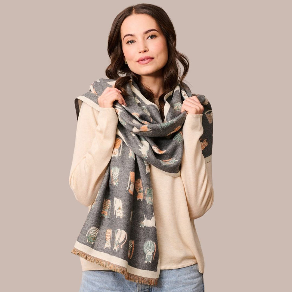 Alley Catz Scarf - Grey