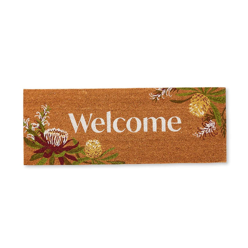 Doormat - Floral Welcome 45x120cm