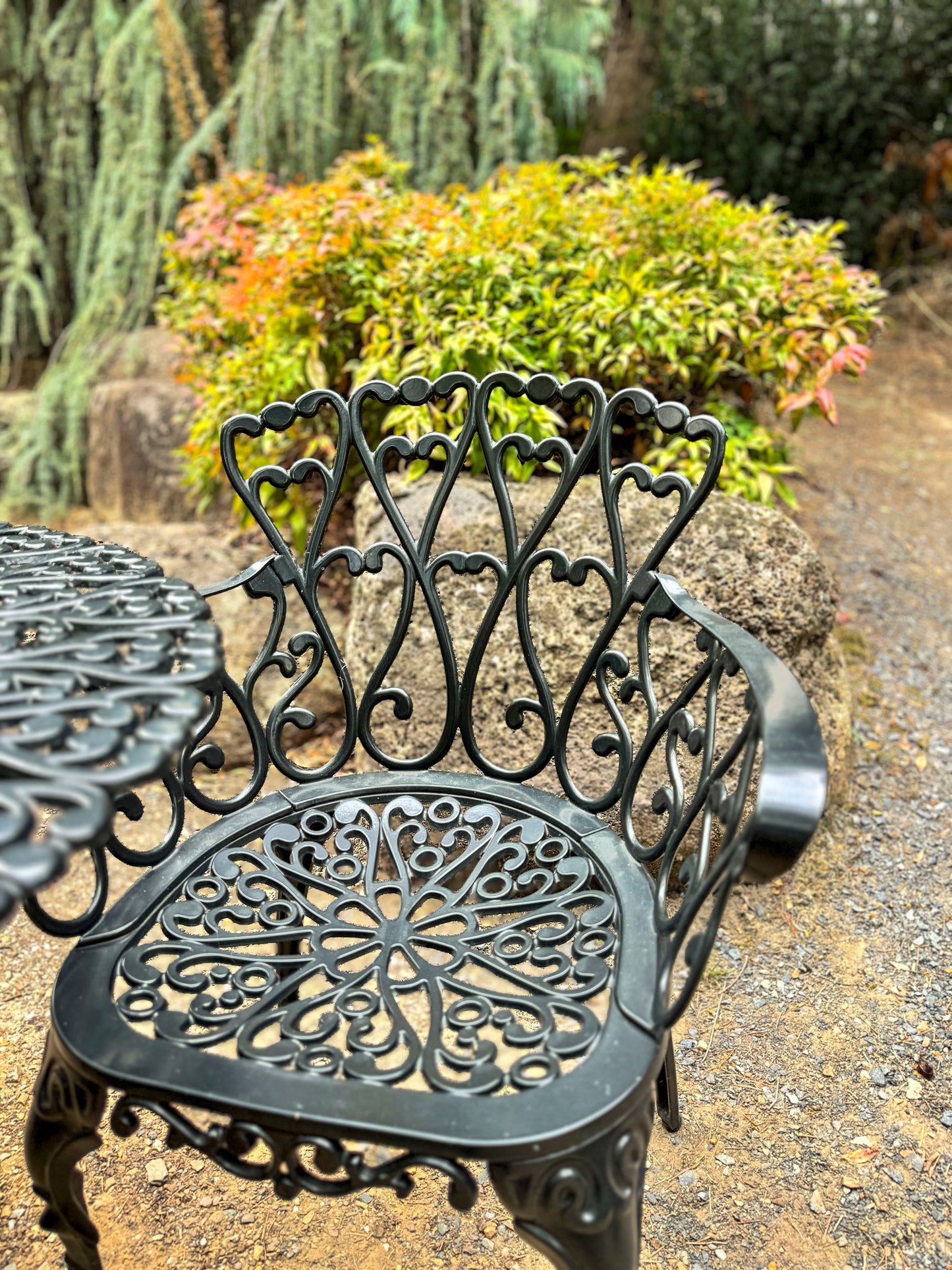 Scroll Lovers 3 Piece Setting - Black
