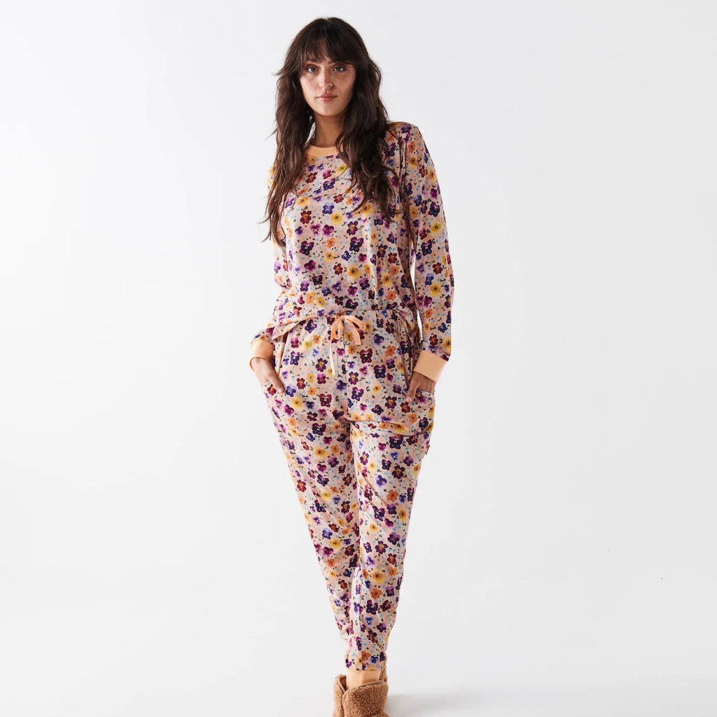 Organic Cotton Pyjama Set Pansy -