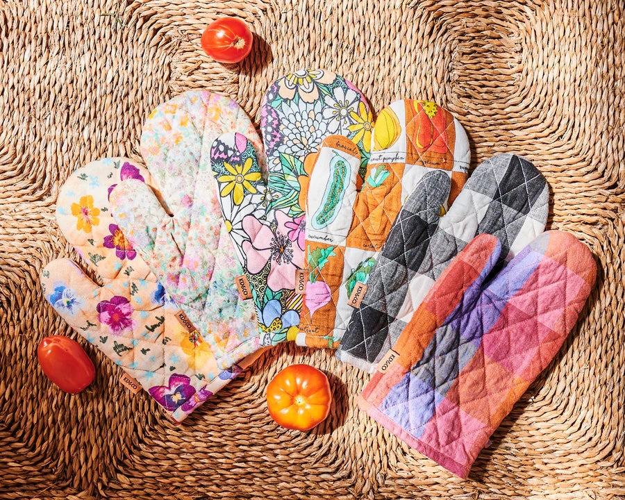 Oven Mitt - Pansy