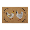 Doormat PVC/Coir 50x80cm - Henrietta Hen