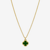 Reign Jade Necklace - Gold