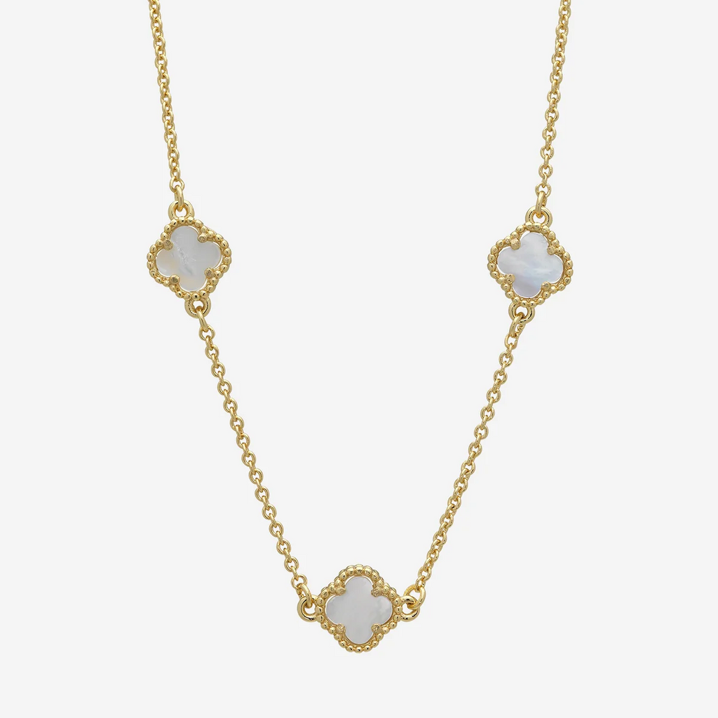 Duchess Mother of Pearl Necklace - Gold