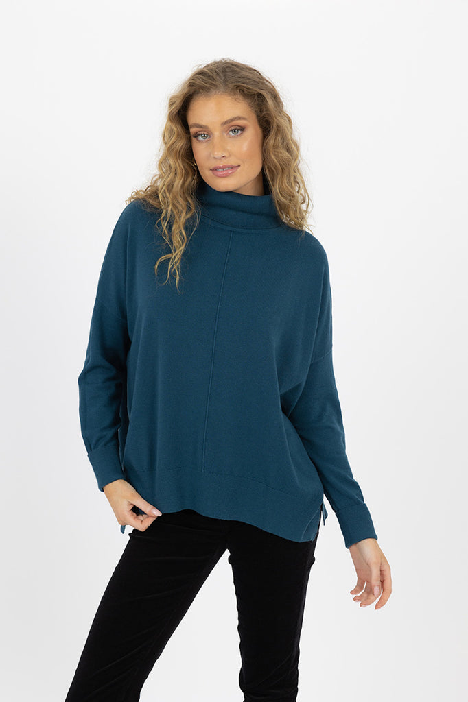 Monique Sweater - Ocean Blue