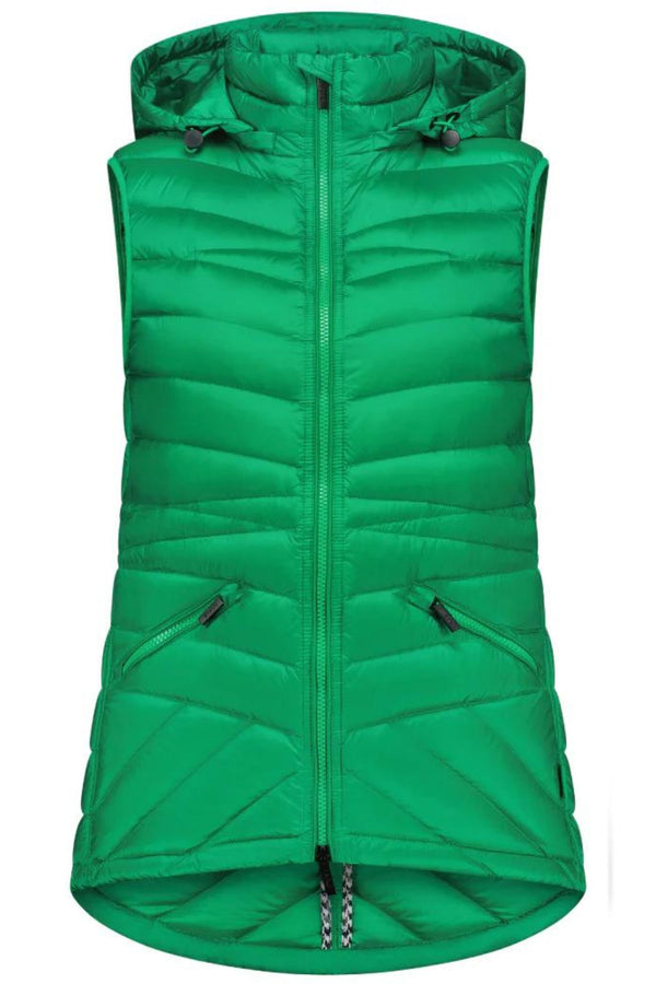 Claire Packable Vest - Emerald