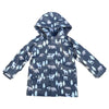 Bear Print Colour Change Sherpa Lined Raincoat -