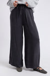 Callie Wide Leg Pant - Black