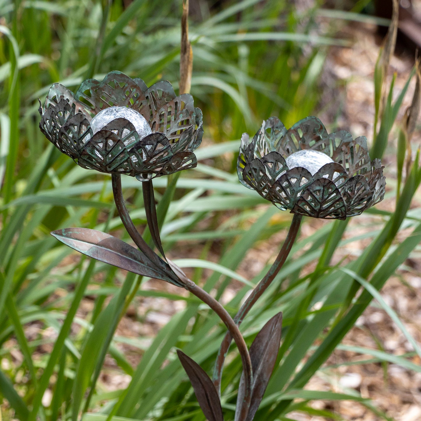 Peony Double Flower Solar Light