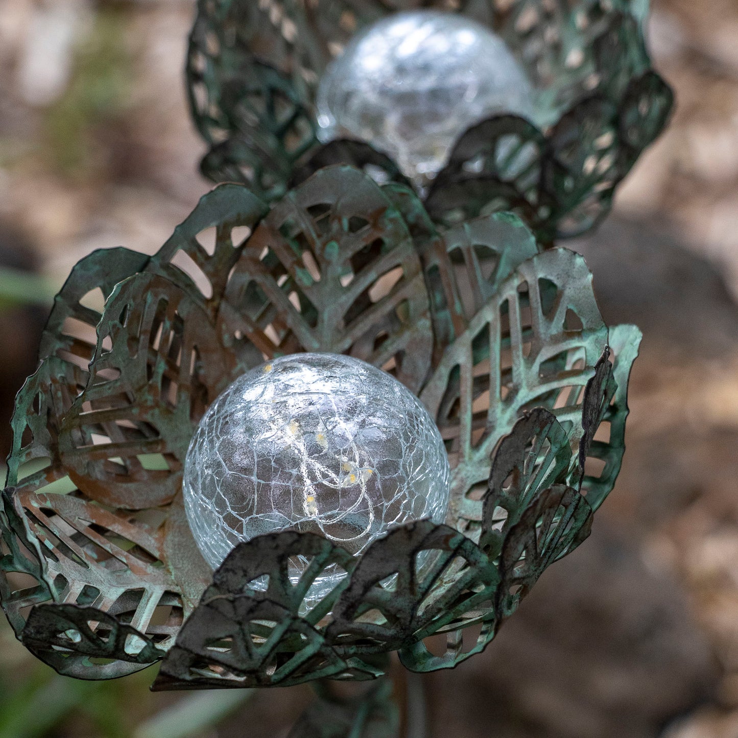 Peony Double Flower Solar Light