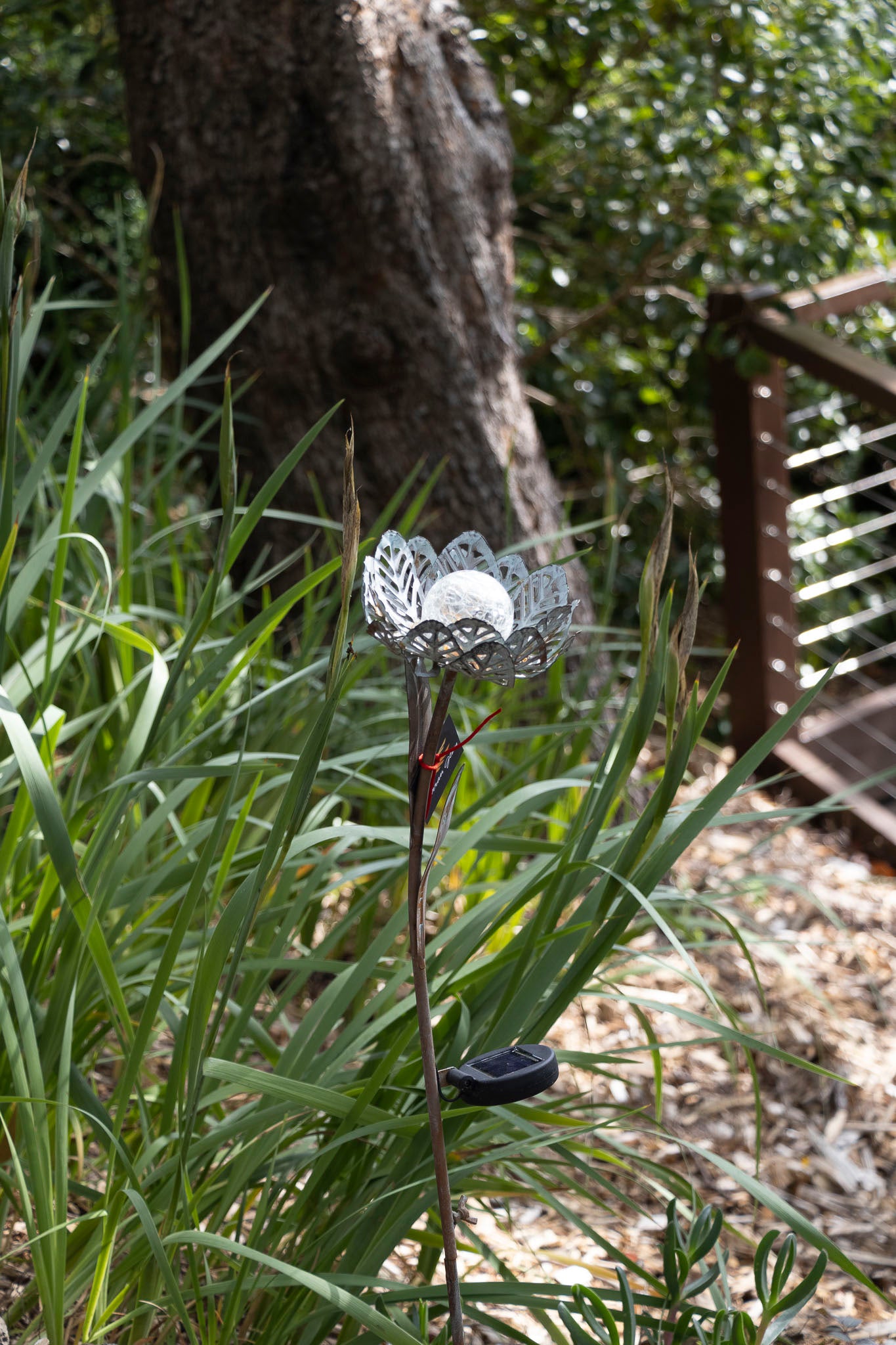 Peony Single Flower Solar Light
