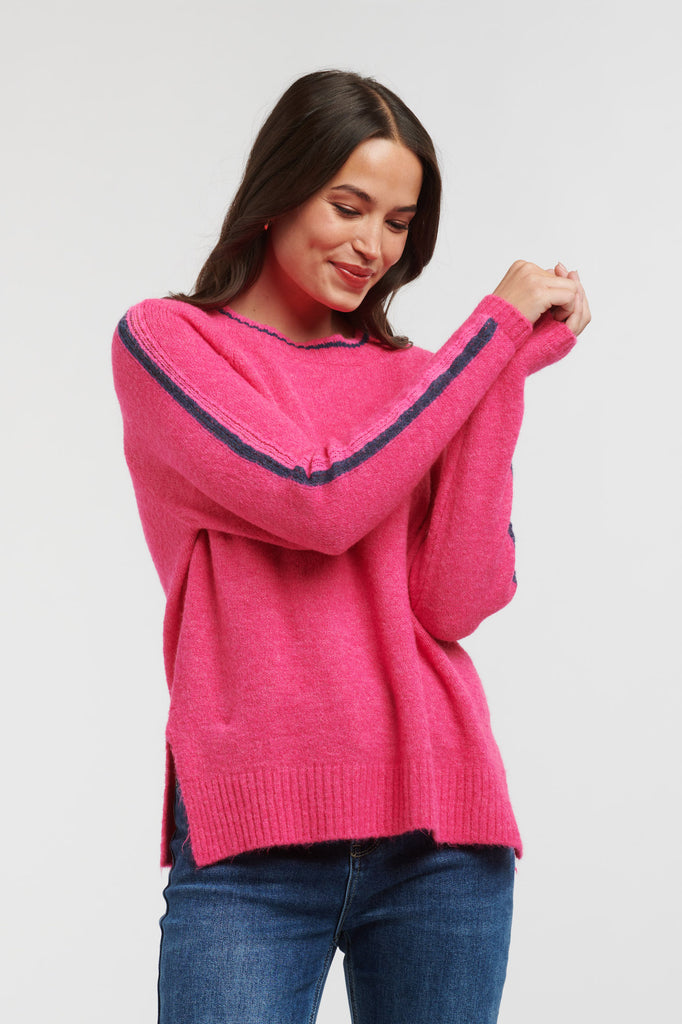Knit Racer Round Neck One Size -