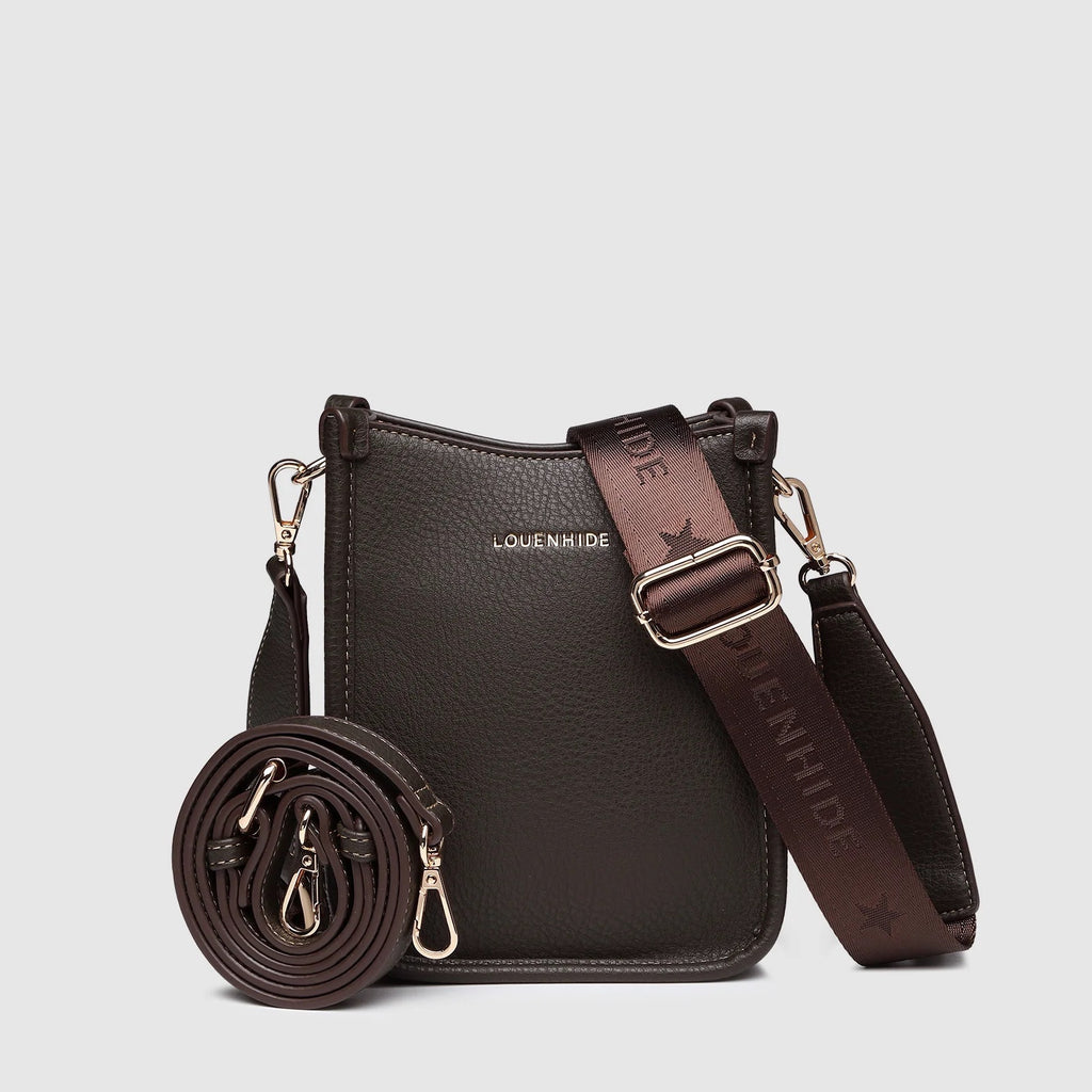 Parker Phone Crossbody Bag - Chocolate