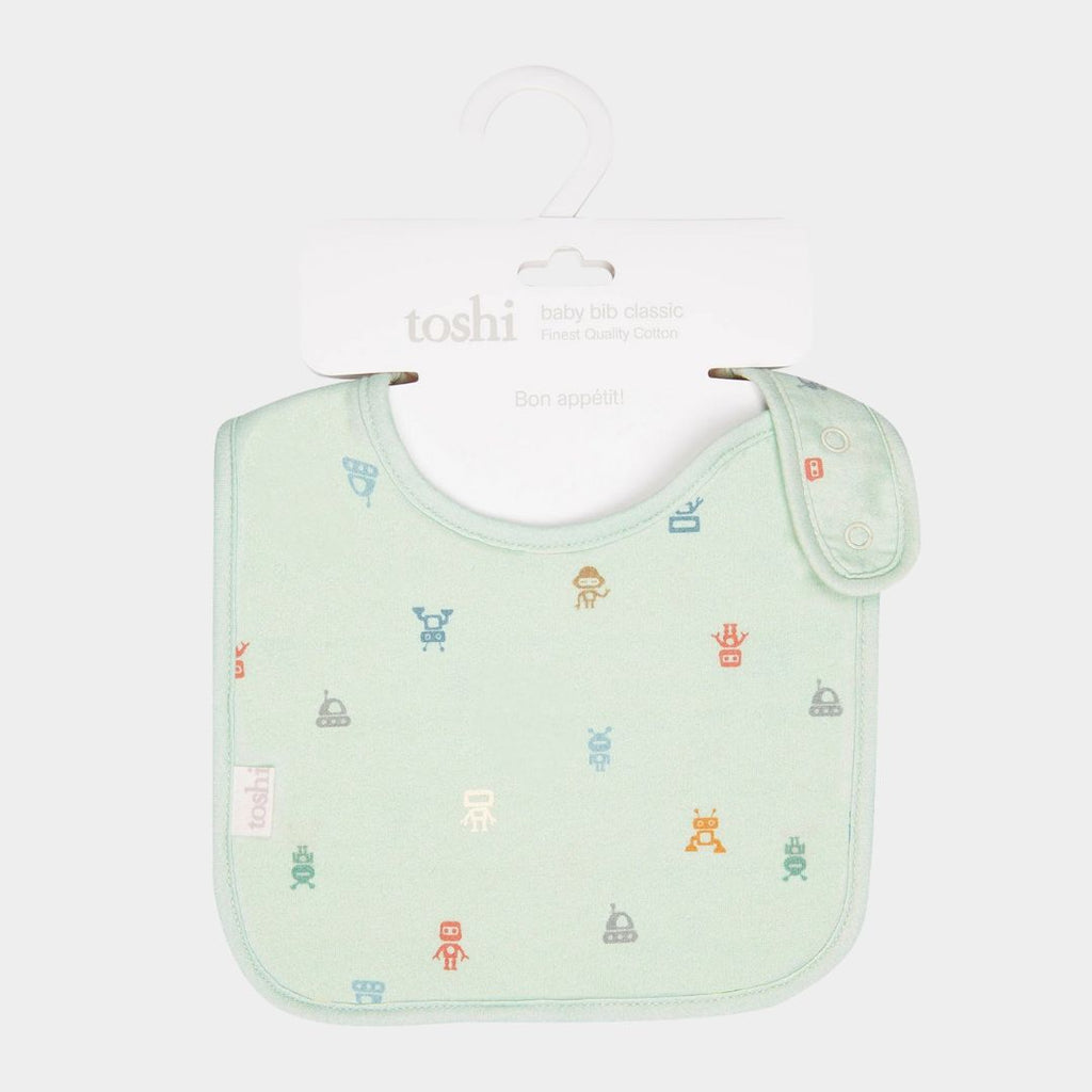 Baby Bib Classic - Cyborg Thyme