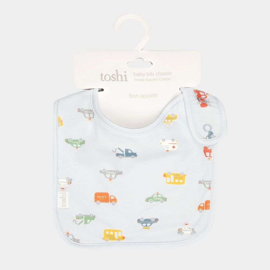 Baby Bib Classic - Working Wheels