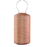 Solar Lantern Cylinder - Pink