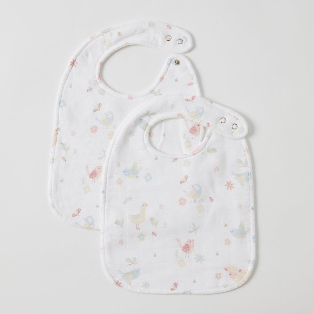 Birdy Muslin Bib S/2